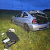 Groźny wypadek w Zawadzie – BMW dachowało, jedna osoba w szpitalu