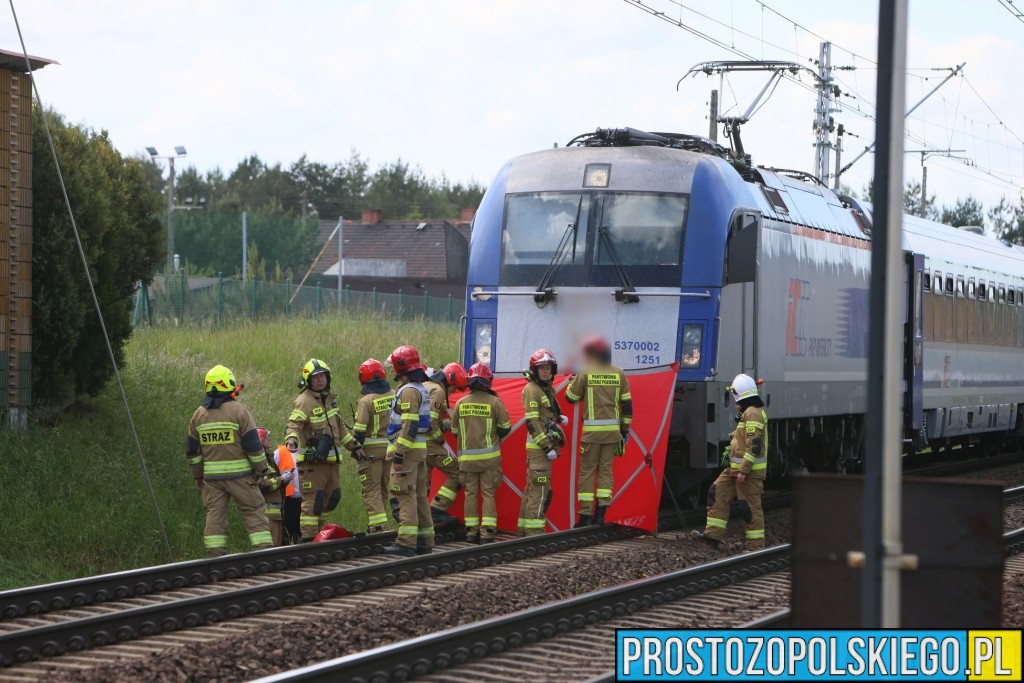 wypadek na torach, śmiertelne potrącenie w Opolu, wypadek na pkp, potrącenie śmiertelnie mężczyzny, tragedia na torach,