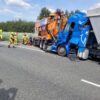Wypadek na A4 – Zderzenie Dwóch Ciężarówek na 226. Kilometrze. Na miejscu lądował LPR