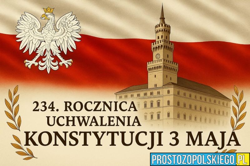 Święto Konstytucji 3 maja – 234 rocznica uchwalenia
