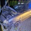 Zakończył jazdę na ścianie garażu. 22-latek z Kolumbii miał 2 promile