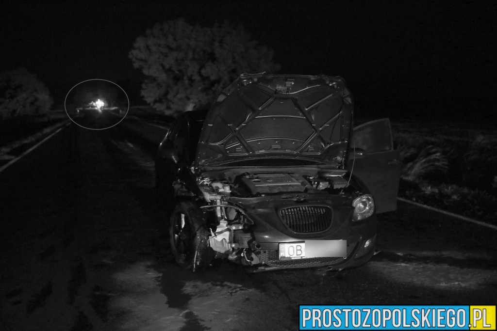 Tragiczny wypadek na DK94 w Skarbiszowie – nie żyje potrącony pieszy