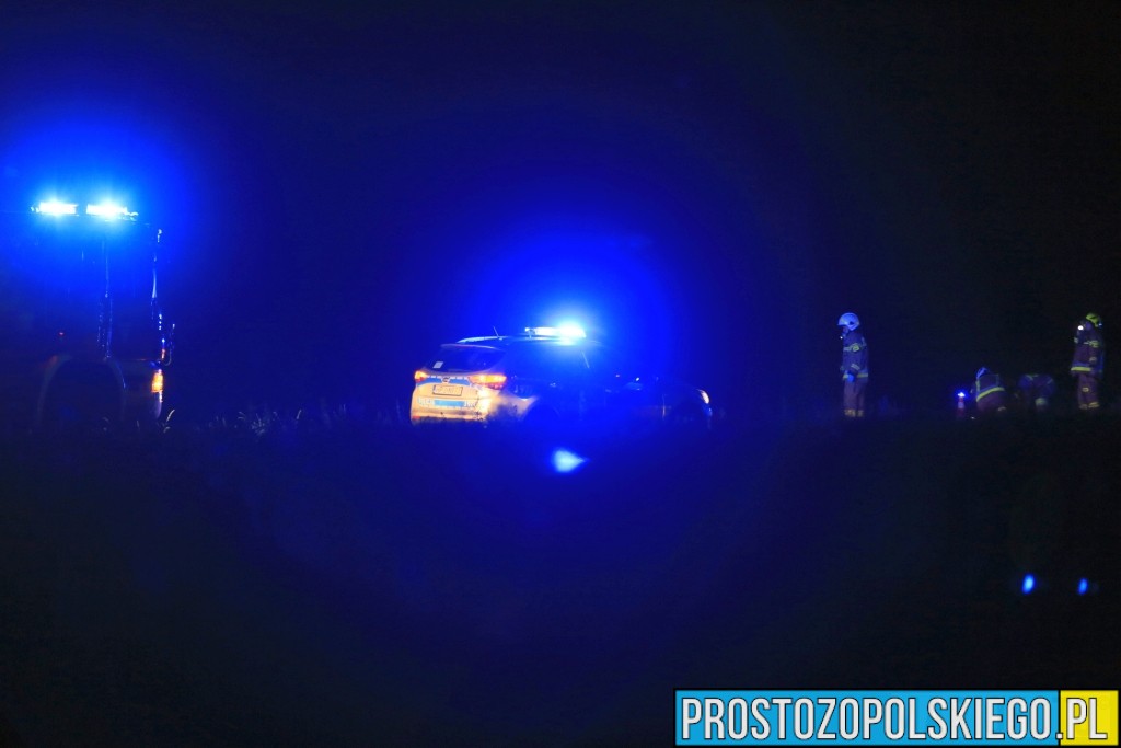 tragiczny wypadek, potrącenie mężczyzny, potrącenie osoby, zderzenie camochodu z człowiekiem, wypadk skarbiszów, wypadek karczów,