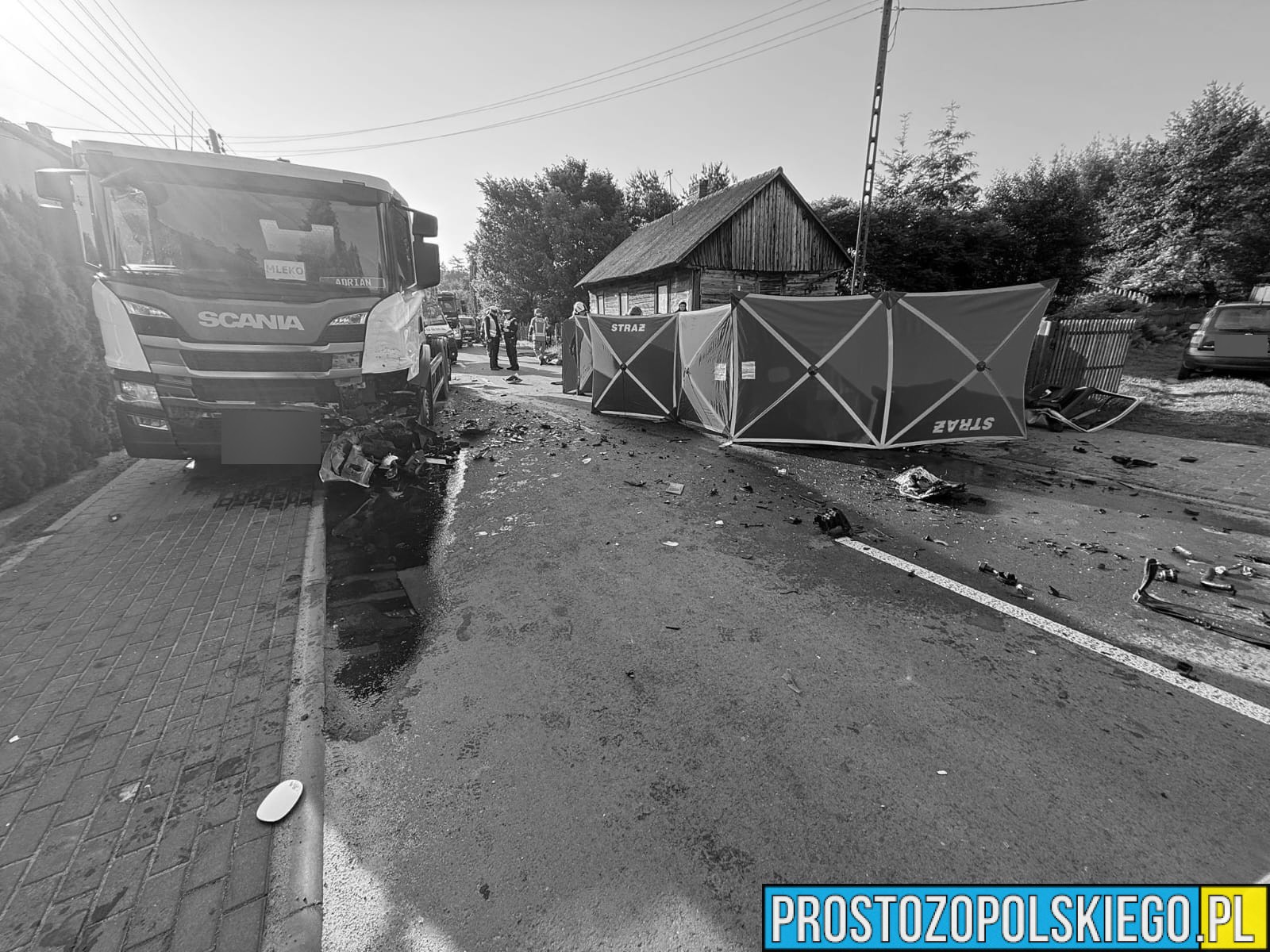 Tragiczny wypadek w Żytniowie. Nie żyje 45-letnia kobieta