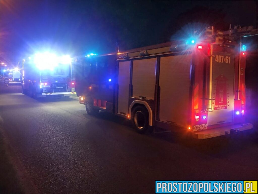 pożar poddasza, pożąr budynku, pożąr poddasza budynku, pożar budynku mieszkalnego,