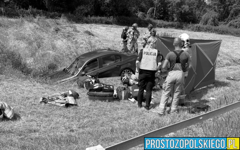 Śmiertelny wypadek na autostradzie A4 – nie żyje kierowca BMW