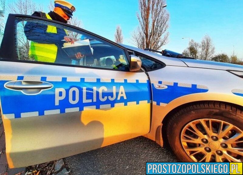 Policyjny pościg za pijaną kierującą w Dobrzeniu Wielkim. Uciekała aż do awarii silnika