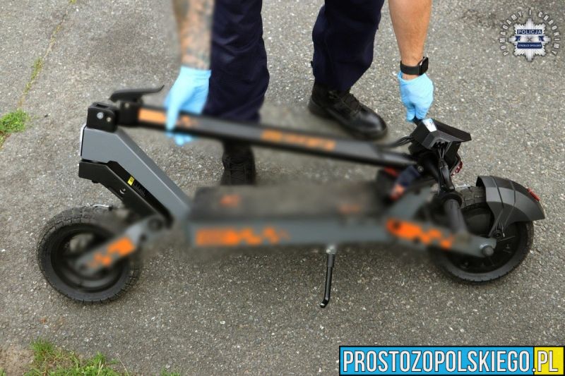 13-latek, który na hulajnodze elektrycznej uderzył w ogrodzenie trafił do szpitala