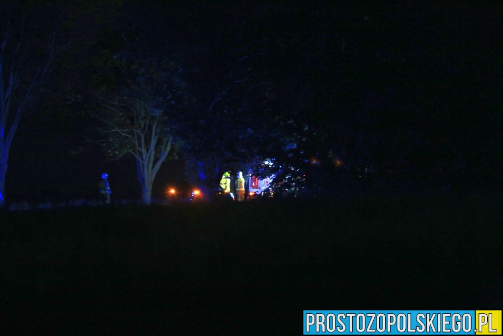 tragiczny wypadek, potrącenie mężczyzny, potrącenie osoby, zderzenie camochodu z człowiekiem, wypadk skarbiszów, wypadek karczów,