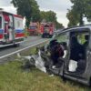 Groźny wypadek na DK11 między Krzywizną a Byczyną. Trzy osoby trafiły do szpitala