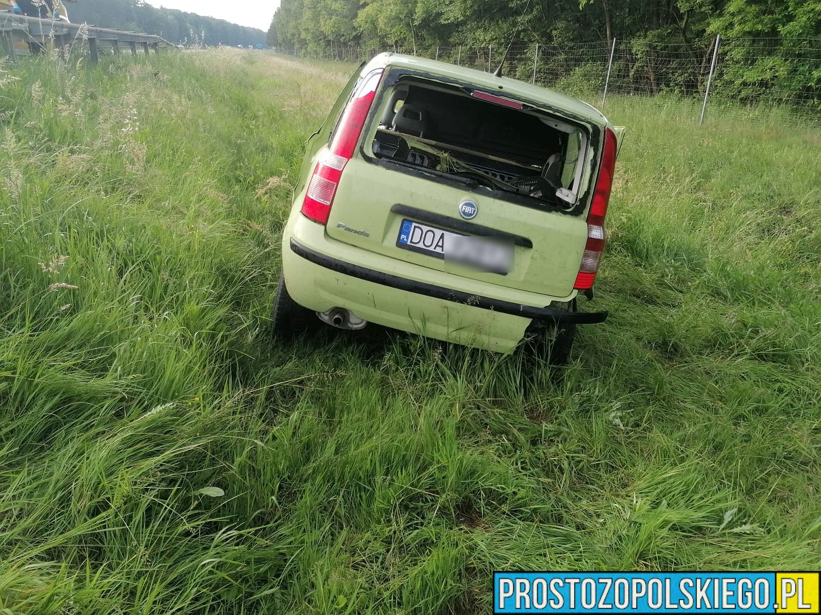 obywatel gruzji dachował, pijany obywatel gruzji, pijany gruzinin, dachował na autostradzie, dachowanie na a4, dachowanie na autostradzzie, wypadek na autostradzie, 