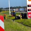 Rzędziwojowice: samochód dachował, interweniował LPR