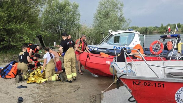 Sekundy decydowały o życiu! Heroiczna akcja ratunkowa na Jeziorze Nyskim