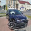 Wypadek w Namysłowie na ulicy Bohaterów Warszawy