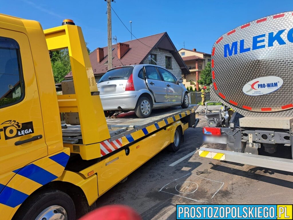 wypadek w żytniowie, poważny wypadek policja wyjaśnia wypadek, wypadek olesno,