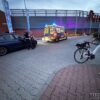 Opole: Wypadek na parkingu centrum handlowego „Karolinka” – 49-letnia rowerzystka trafiła do szpitala