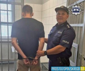 Zatrzymany poszukiwany listem gończym — wpadł, gdy szedł torami w Zdzieszowicach