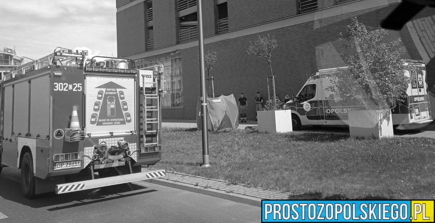 Tragedia w Opolu: ciało osoby znalezione na trawniku przy ul. Oleskiej – lekarz stwierdził zgon