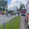 Wypadek na skrzyżowaniu Wodociągowej i Sosnkowskiego w Opolu