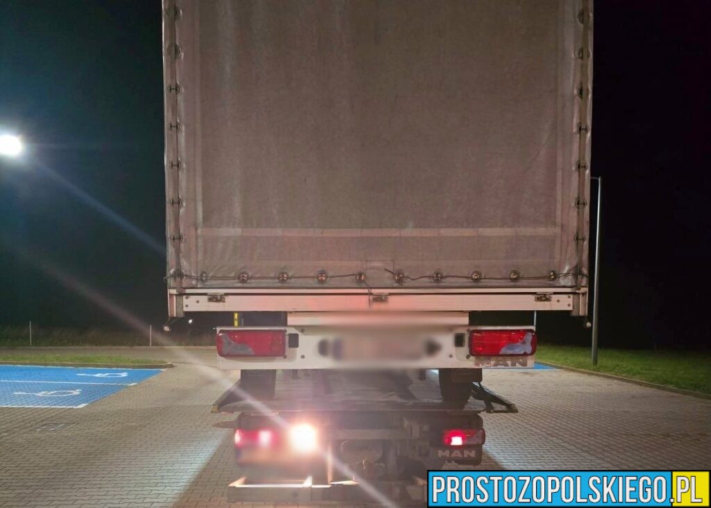 Strzelce Opolskie: Jechał ciężarówką mimo sądowego zakazu. Grozi mu 5 lat więzienia