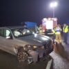 Wypadek na autostradzie A4 pod Malnią. Dwie osoby trafiły do szpitala