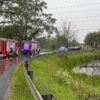 Wypadek w Starych Kolniach na DW457. Samochód uderzył w bariery – jedna osoba poszkodowana