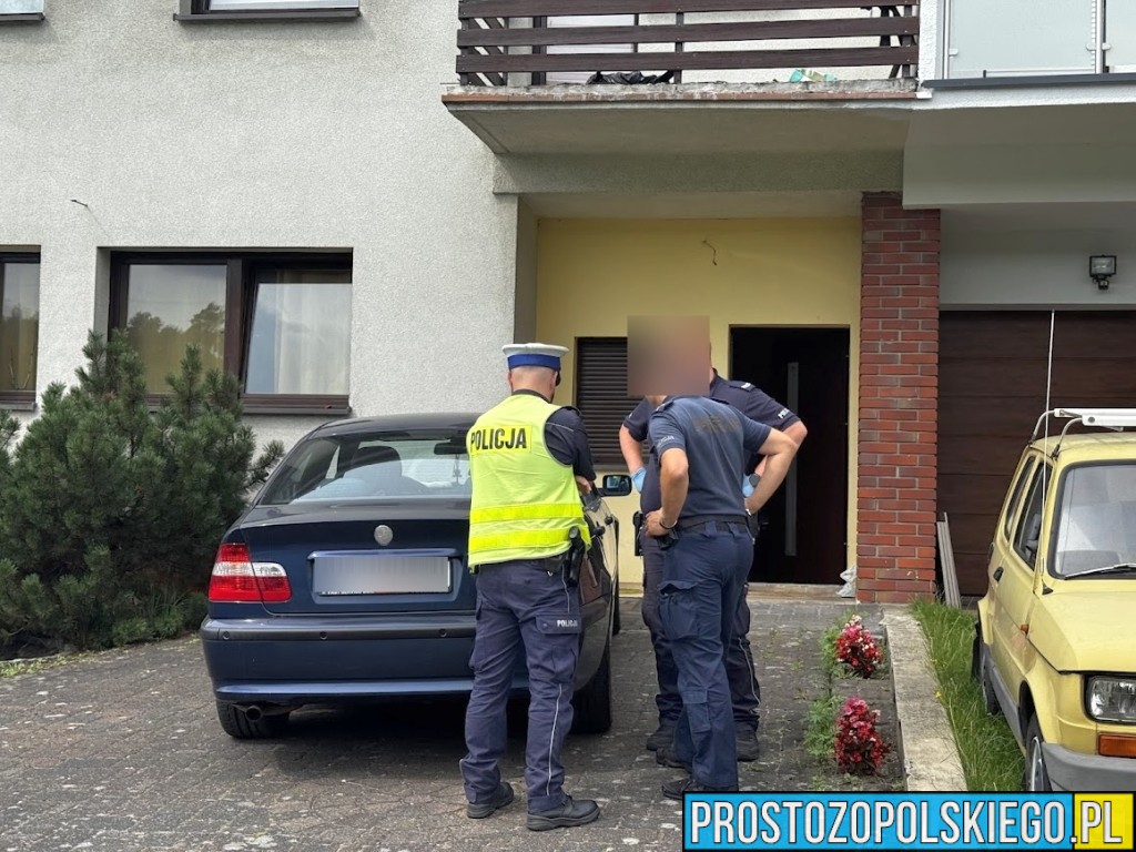BMW uderzyło w budynek mieszkalny przy ul. Granatowej w Opolu – interweniowały służby