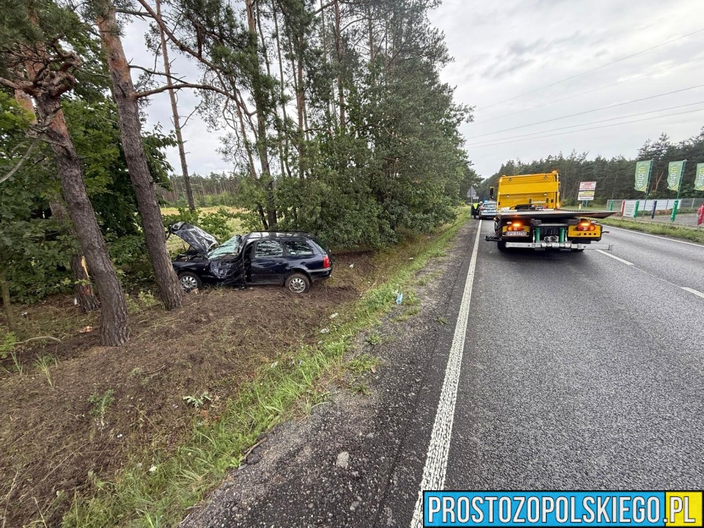 wypadek, znowu wypadek w kątach, ponowny wypadek w kątach, niebezpieczny zakręt w kątach, kąty opolskie niebezpieczna droga,