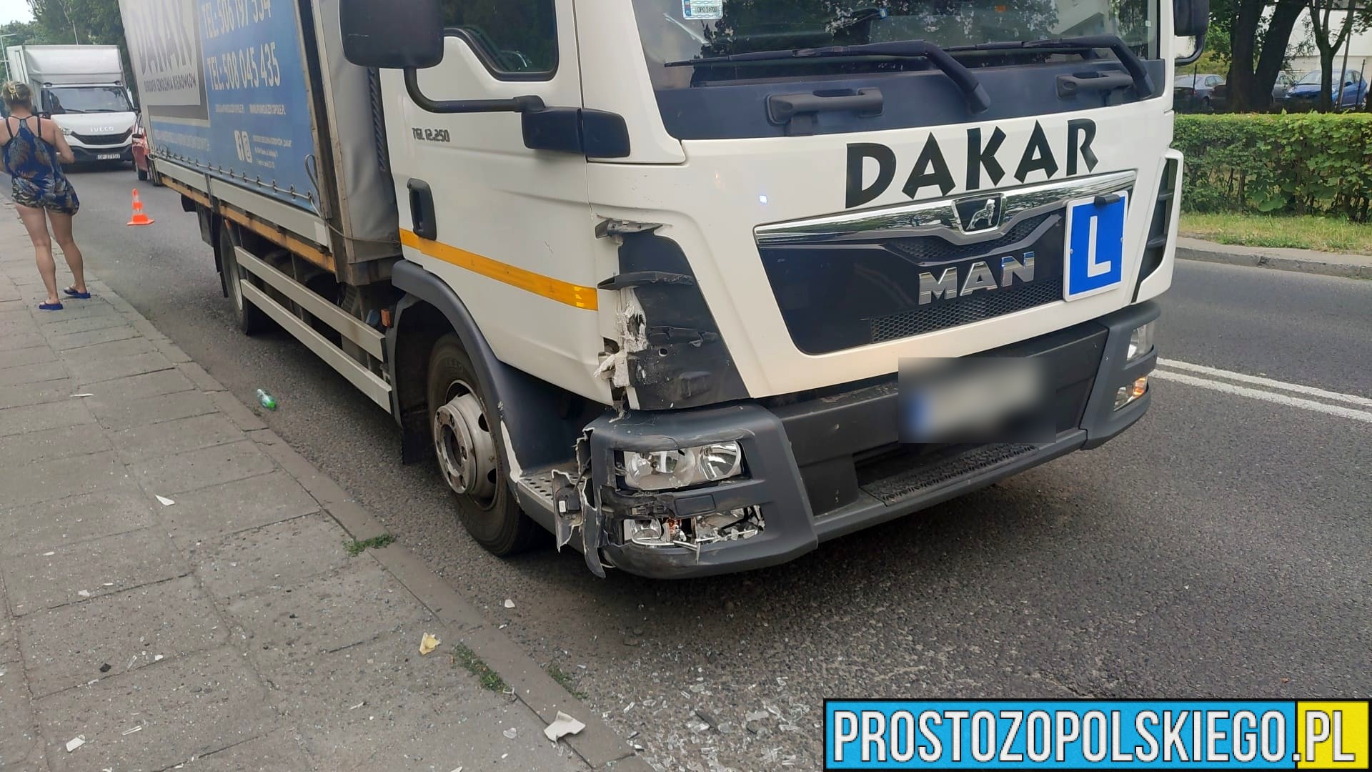 wypadek nauli jazdy, wypadek, prosto z opolskiego, wypadki, 