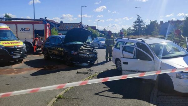 Wypadek na skrzyżowaniu Tarnopolska – Krzemieniecka w Opolu