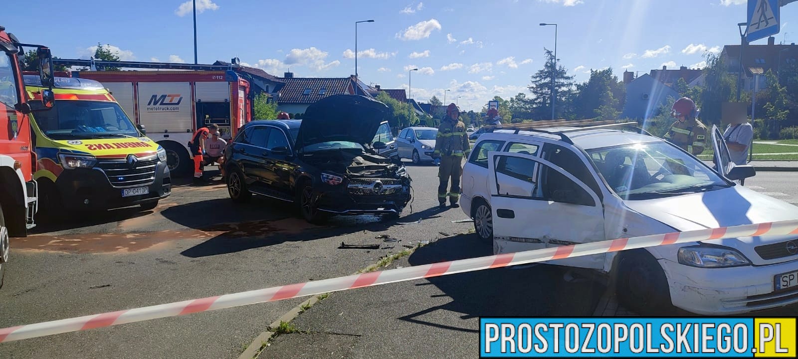 Wypadek na skrzyżowaniu Tarnopolska – Krzemieniecka w Opolu