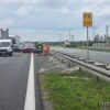 Podwójny wypadek na autostradzie A4 – interweniował śmigłowiec LPR