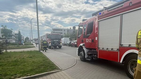 Alarm gazowy na ul. Barona w Opolu. Na miejscu wszystkie służby ratunkowe. Okazało się ...