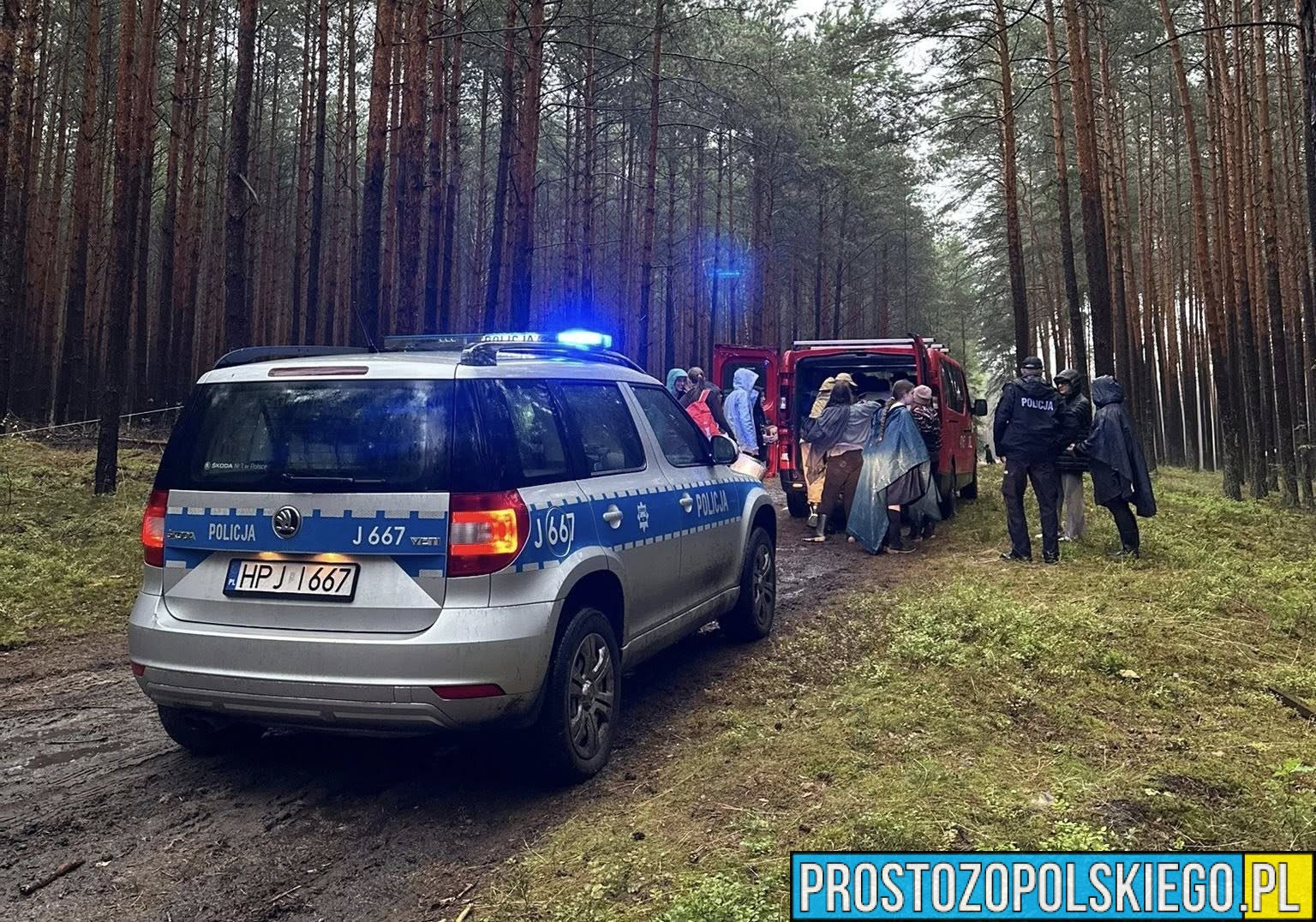 Ewakuacja harcerzy z obozu w powiecie oleskim – służby zapewniły dzieciom bezpieczeństwo