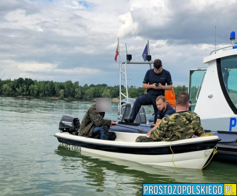 Interwencja WOPR Nysa – Łódź wędkarska przewróciła się na Jeziorze Nyskim!