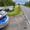 Wojciechów: Pijany kierowca audi zakończył jazdę na ogrodzeniu — miał ponad 3 promile