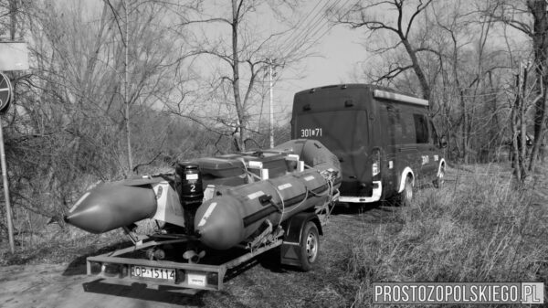 Tragiczny wypadek w Lubieni. Nie żyje mężczyzna znaleziony w rowie wodnym