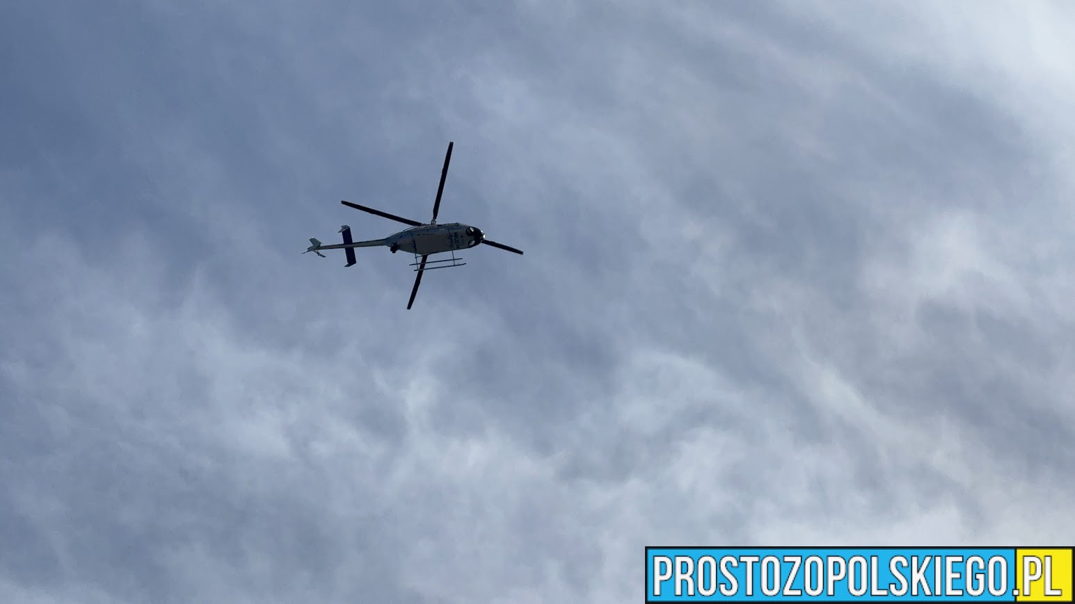 „Autostradowy patrol – bezpieczna A4”. Policyjny śmigłowiec w akcji nad Opolszczyzną