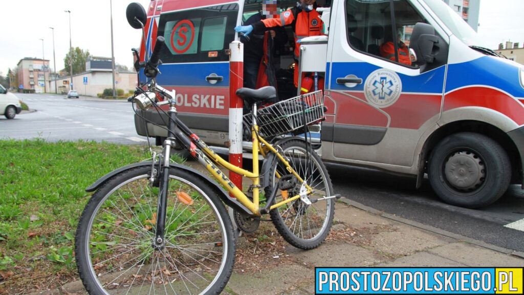 Kietrz: Pijany rowerzysta przewrócił się na jezdni. Trafił do szpitala, sprawą zajmie się sąd