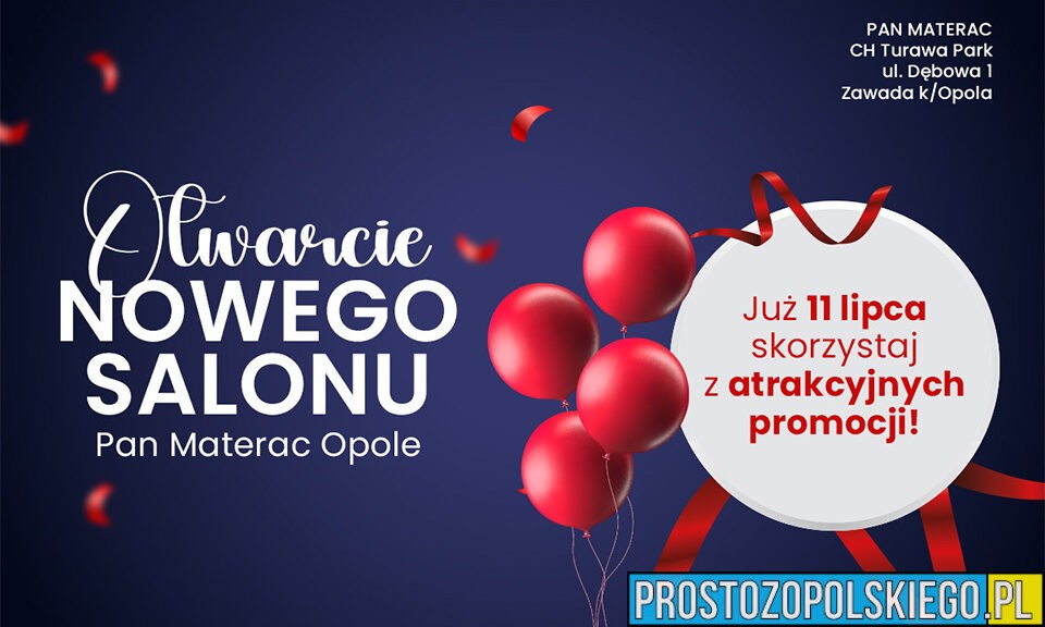 Otwarcie salonu Pan Materac w Opolu – promocje do 30%!