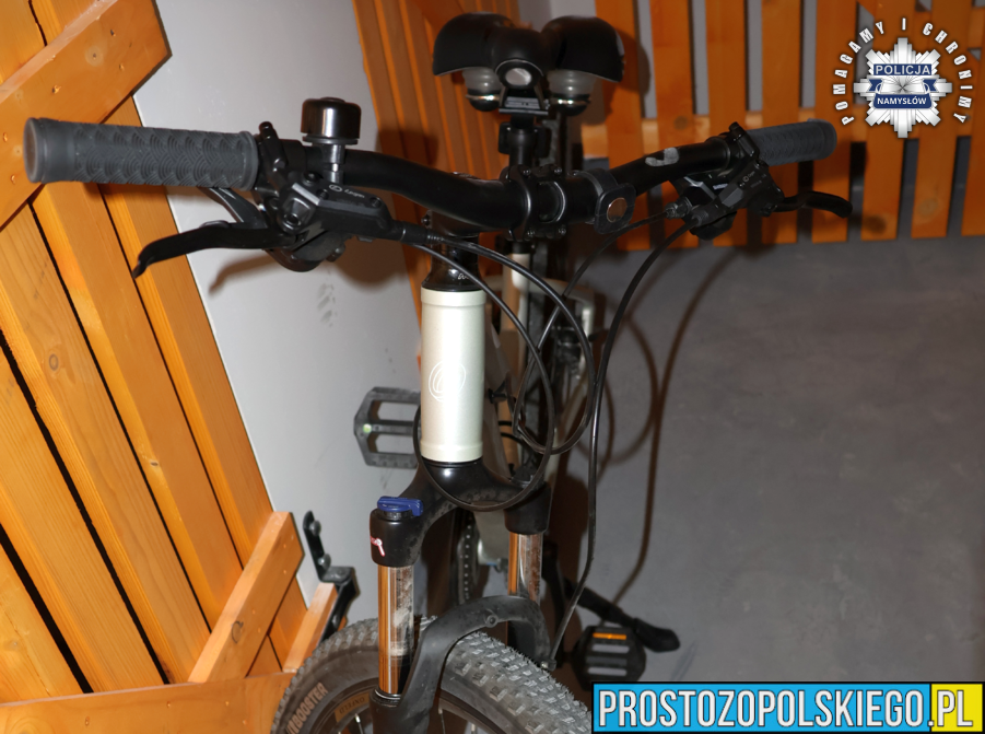 Szybka akcja policji w Namysłowie: zatrzymano złodziei hulajnogi i roweru – odzyskano sprzęt o wartości ponad 5 tys. zł