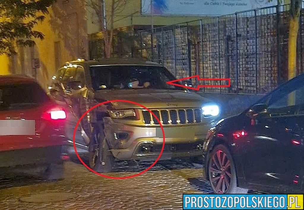 Szaleniec w jeepie uszkadzał auta w Opolu. O mały włos nie doszło do tragedii