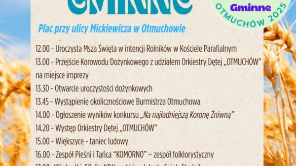 Dożynki Gminne w Otmuchowie 2025 – tradycja, muzyka i wspólne świętowanie plonów