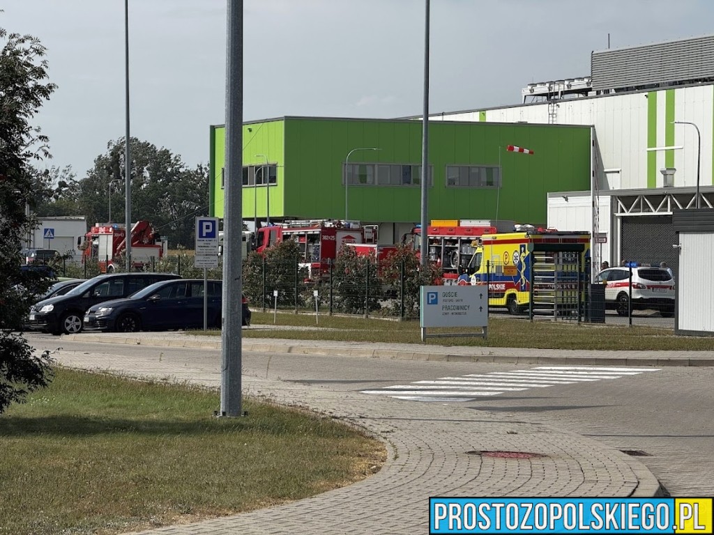 Wyciek amoniaku w zakładzie produkcji dań gotowych i wyrobów mięsnych w Opolu – ewakuacja 97 osób