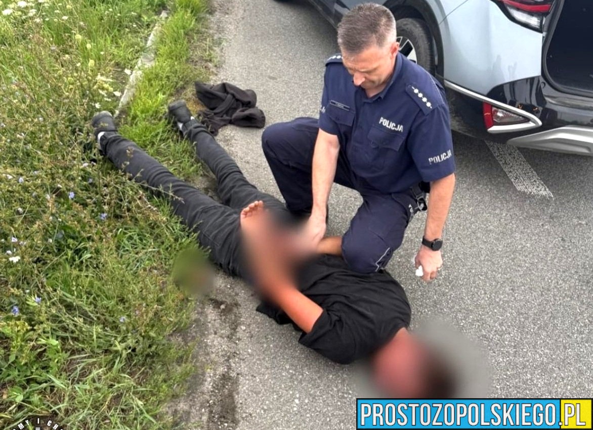 Brzeg: 34-latek zaatakował nożem żonę i jej współpracowników. Został zatrzymany po obławie