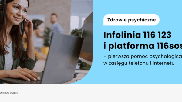 Infolinia 116 123 - pierwsza pomoc psychologiczna w zasięgu telefonu i internetu