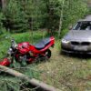 Policyjny pościg za motocyklistą w Strzelcach. 28-latek uciekał pod wpływem narkotyków