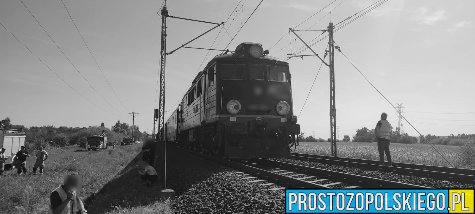 Tragiczne zdarzenie w Sławięcicach. Maszynista pociągu zmarł mimo reanimacji