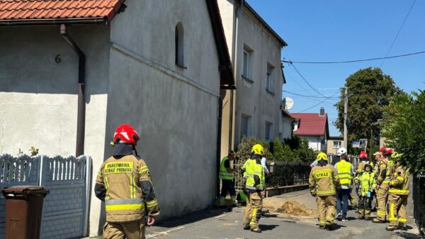 Malnia: Uszkodzony gazociąg podczas prac koparką