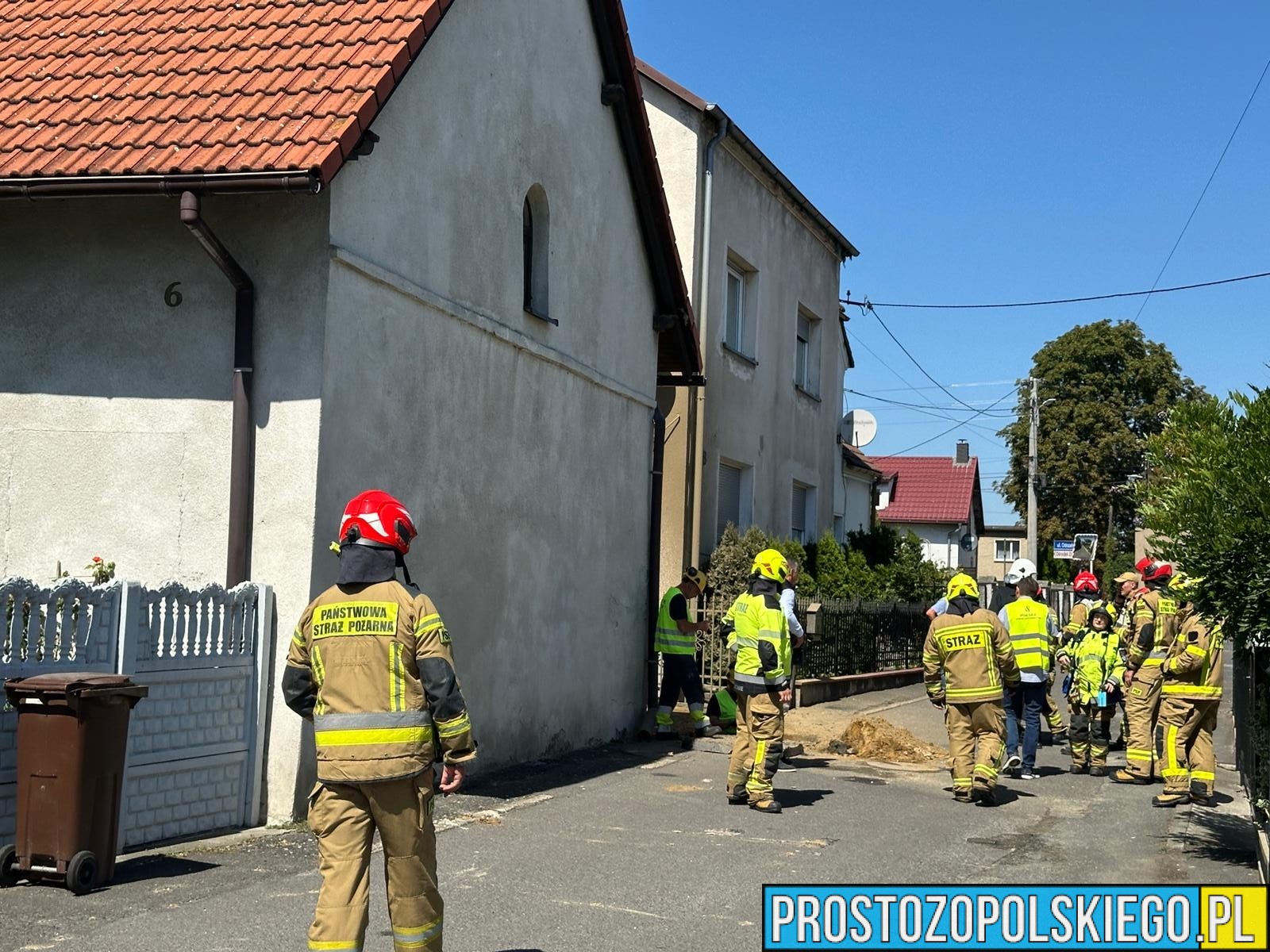 Malnia: Uszkodzony gazociąg podczas prac koparką
